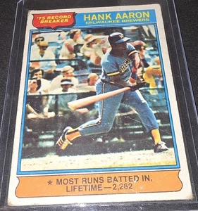 1976 Topps - '75 Record Breakers Hank Aaron #1 - Bild 1 von 8