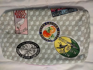 Vintage Estee Lauder Kosmetiktasche Hotel Reise Aufkleber Flug Top Zustand - Bild 1 von 2