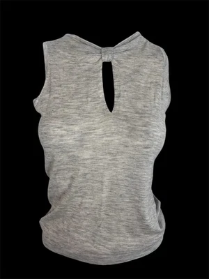 Suéter OTOÑO CACHEMIR talla XS lazo ceñido frente tanque NUEVO Foto 1 de 4