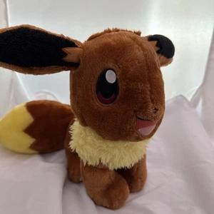 Peluche Build-A-Bear BAB 2016 Pokemon Eevee 16" originale occhi rossi super raro - Foto 1 di 7