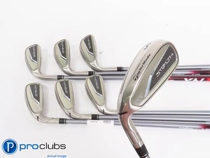 Left Handed TaylorMade STEALTH HD 5-PW,AW IRON SET - Senior Flex Graphite 440530 - Picture 1 of 6