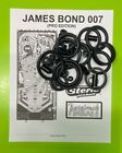 Stern James Bond 007 Pro Pinball Rubber Ring Kit **Customize Your Kit**