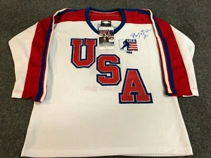PAT LAFONTAINE AUTOGRAPHED SIGNED USA HOCKEY JERSEY JSA COA - Picture 1 of 3