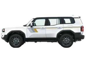 Graphics Racing Stripes Car Sticker Kit For 2024 Toyota Prado Side Door Decals - Picture 1 of 3