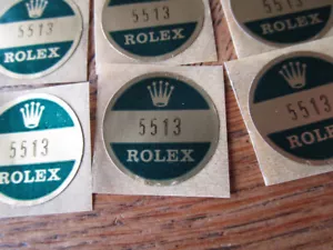 MC Vintage New ROLEX Stickers. 5513 Submariner. - Picture 1 of 9