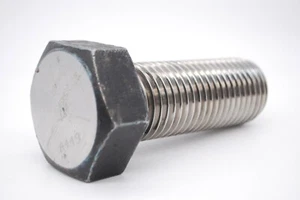 Perno de tapa hexagonal acabado liso de 1-1/2""-6 x 4"" grado 5 A449 - Imagen 1 de 3