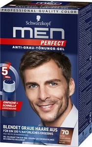 MEN PERFECT MP70 Natur Dunkelbraun - Anti Grau Tönungsgel - Bild 1 von 1