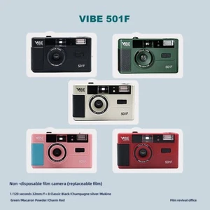 📸Appareil Photo Argentique Réutilisable Vibe 501F 35mm VERT - Photo 1/5