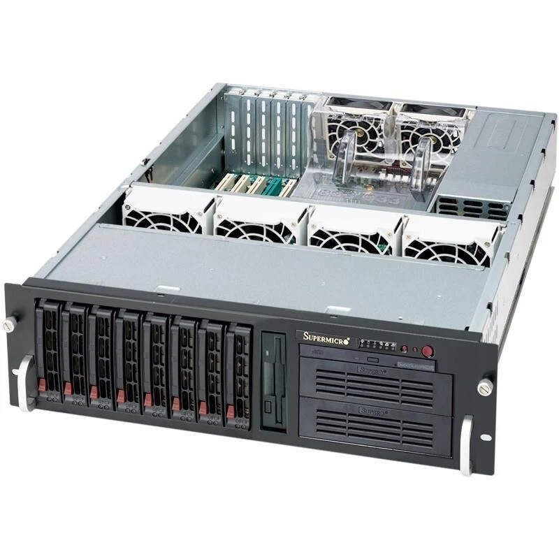 Supermicro SuperChassis CSE-833T-653B Chassis NEW IN BOX IN STOCK, 5 Yr Wty - Image 1 of 1