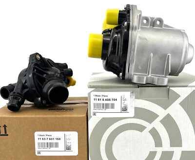 Bomba de agua motor eléctrico con termostato para BMW 335i 535i N54 x5 x6 11515A05704 Foto 1 de 4