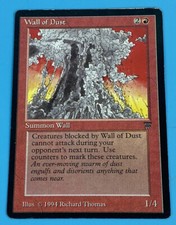 MTG Magic The Gathering Wall of Dust Legends English LP Light Play F Fine Red