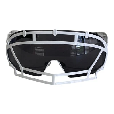 Linda Farrow Projects KTZ/1/1 Rare Football Unisex Helmet Sunglasses White Frame - Image 1 of 4