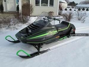 1988 Arctic Cat El Tigre Snowmobile SLED Poster 24 X 24 Inch SWEET! - Picture 1 of 2