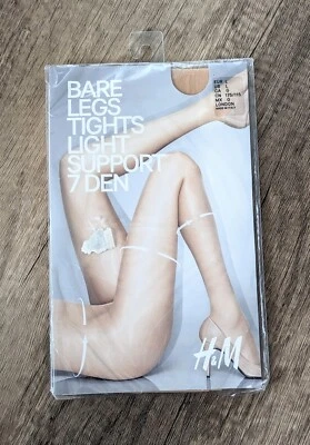 *NUEVO* Medias H&M Piernas Desnuda Soporte Ligero 7 Den EE. UU. Grande Londres Hecho en Italia Foto 1 de 2