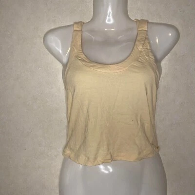 Blusa cropped feminina Active Basic atlética cruzada traseira, nude, tamanho pequeno - Imagem 1 de 4
