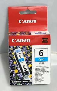 New Canon BCI-6C Genuine Cyan Ink Cartridge Canon 4706A003 - Picture 1 of 3
