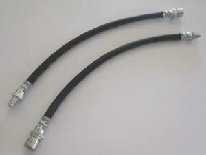 480MM FRONT BRAKE HOSE SET LEFT RIGHT PAIR VOLKSWAGEN T1 BUG BEETLE 1949-1964 - Picture 1 of 2