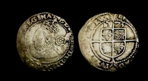 X101: Nice 1573 Elizabeth 1st Hammered Silver Tudor Threepence - Picture 1 of 1
