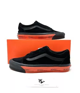 Vans x WTAPS Old Skool Black Suede Orange GPS (2020) - Size 6.5 Men - NEW - Picture 1 of 6