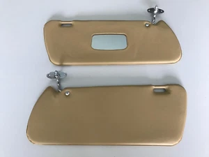 Sonnenblenden links + rechts BEIGE für Mercedes W113 Pagode 250SL + 280SL NEU - Picture 1 of 5