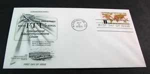 US Stamp FDC Scott# 1274 International Telecommunications Union 1965 Used PL61 - Picture 1 of 1