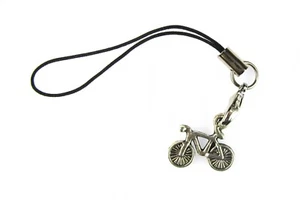 Ruota Bicicletta Ciondolo Cellulare Miniblings Gioiello Argento Mini 16mm - Zdjęcie 1 z 4