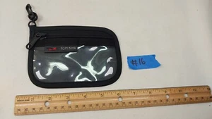 RETIRED NWOT TOM BIHN Mini Clear Organizer Pouch Black Nylon Rare #16 - Picture 1 of 5