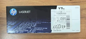 New Genuine Sealed HP LaserJet 17A Black Toner cartridge M102 MFP M130 CF217A - Picture 1 of 5