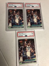 3- 1992/93 Fleer Ultra Alonzo Mourning #234 Rookie PSA 7 NM Fresh Grade!Cons #’s