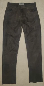 Lederhose Leder Jeans 5-Pockets Biker Levis 501-Style, Herren, lang - W33/ L34 - Bild 1 von 5
