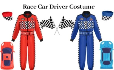 DISFRAZ DE TRAJE DE CARRERAS F-1 PARA NIÑOS con NOMBRE/NÚMERO PERSONALIZADO EN SUBLIMACIÓN DIGITAL Foto 1 de 4