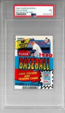 1990 Fleer Baseball Cello Pack Sealed Nolan Ryan Top PSA 7