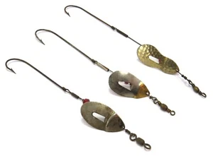 Pflueger & Unbranded June Bug Type Single Hook Vintage Spinnerbait Fishing Lures - Picture 1 of 11