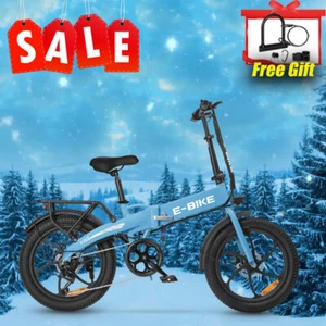 E-Bike 20" Electric Bike Fat Tire 850W Folding City Bicycle -Commuter Ebike USA - Picture 1 of 8