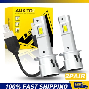 AUXITO 200W 24000LM 4x H1 LED Headlight Bulbs Kit High Low Beam 6500K White - Picture 1 of 12