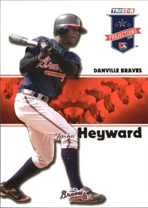 7 2008 TRISTAR PROJECTIONS JASON HEYWARD RC SKU416 CUBS ROOKIE BRAVES - Picture 1 of 1