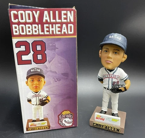 Mahoning Valley Scrappers Cody Allen Bobblehead Cover