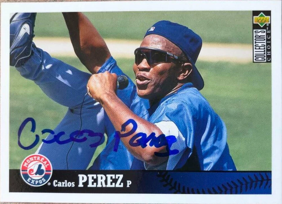 Carlos Perez Autographed 1997 Collector's Choice #381 - Image 1 of 1