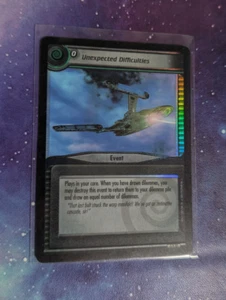 STAR TREK CCG Second Edition 2E promo foil Unexpected Difficulties 0P33 Decipher - Picture 1 of 1