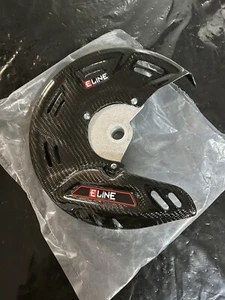 E Line Extreme Carbon Fiber Front Disc Guard HUSQVARNA FC 250 2015-2023 KTM GG - Foto 1 di 3