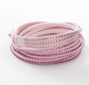 💎Touchstone Crystal Wrap Bracelet Pink 22-23” New Condition - Picture 1 of 9