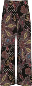 Womens Wide Leg Palazzo Trouser Pants Ladies Flared Paisley Print Stretch 12-26 - Picture 1 of 5
