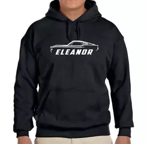 1967 Shelby GT500 Eleanor Mustang Design Hoodie Sweatshirt FREE SHIP - Picture 1 of 11