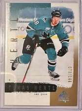 2020-21 SP Authentic - 2000-01 Retro EXCLUSIVES TOMAS HERTL #/100 Gold