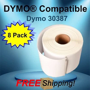 Internet Postage Labels 3-Part Dymo Compatible 30387 Shipping Label-8 Rolls - Picture 1 of 4