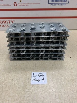 Placa de armadura de 3" x 6" de 14 CANTIDADES - Placa de reparación - Placas estructurales Diente de uña de zinc Foto 1 de 4