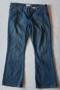 Levi Strauss Signature Juniors Girls 15 Medium Blue Jeans Low Slim Flare - Picture 1 of 5