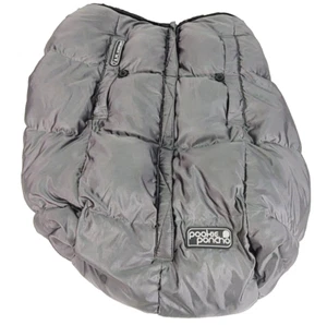 Pookie Poncho 7 AM Enfant Gray Baby Carrier Stroller Blanket Cover - Picture 1 of 8