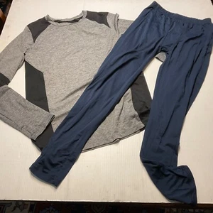 Boys Base Layer Lot shirt pants Sz L C9 Climatesmart youth hike ski - Picture 1 of 8