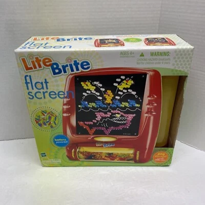 Hasbro Lite Brite Flat Screen Battery Powered Picture Maker new - Image 1 of 3